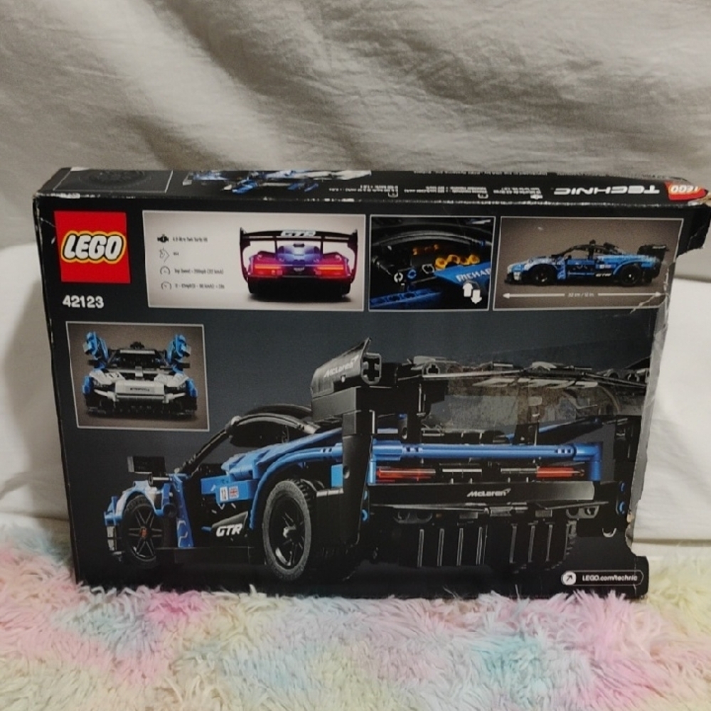 SALE! Open Box LEGO Technic McLaren Senna GTR in Black & Blue Put Together Once - Picture 5 of 5